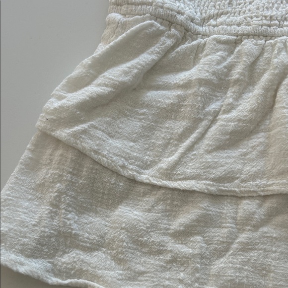 Edikted White Ruffled Strapless Tube Top - Picture 3 of 4